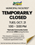 Temporary Facility Closure